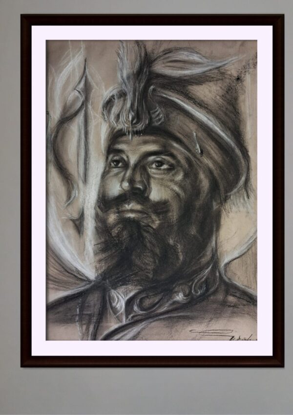 shiri guru gobind singh( art print )